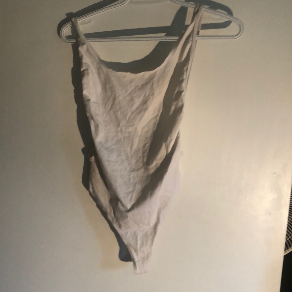 American apparel backless bodysuit